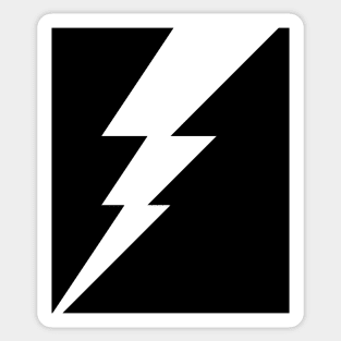 Lightning bolt logo Sticker